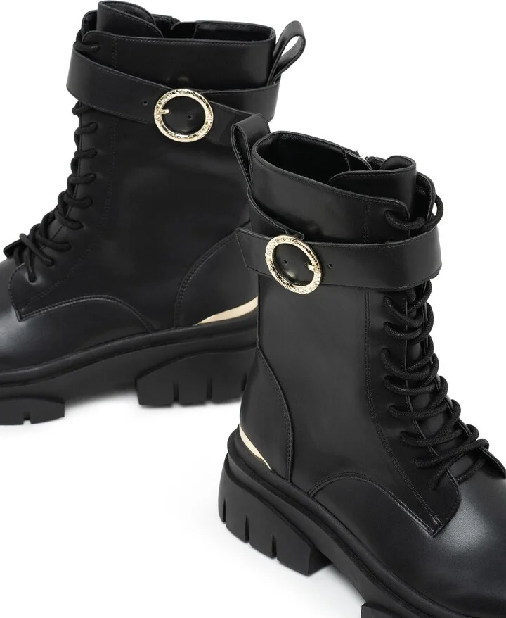 Just Cavalli Black Ankle Boots - Image 3