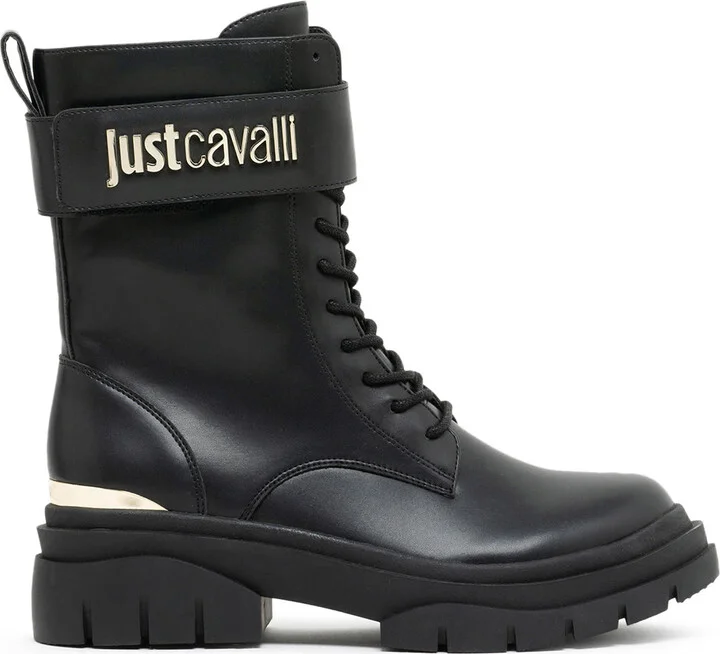 Just Cavalli Black Ankle Boots - Image 2