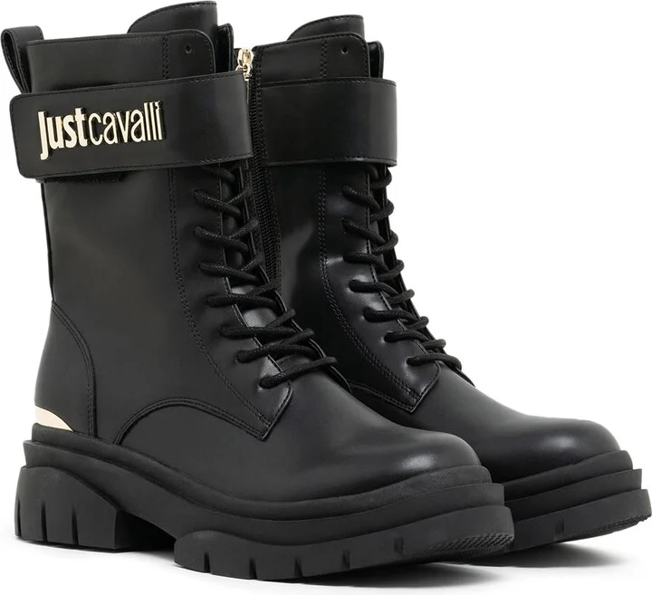 Just Cavalli Black Ankle Boots