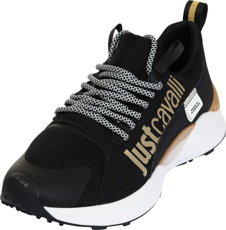 Just Cavalli Black Low Top Sneakers - Image 2