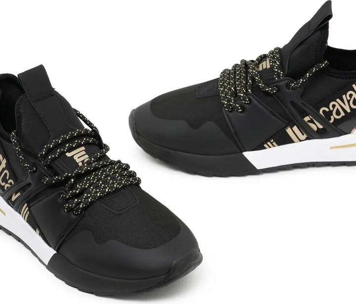 Just Cavalli Black Low Top Sneakers - Image 2
