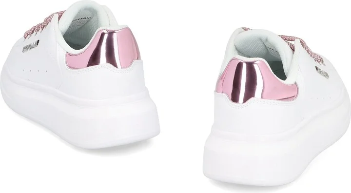 Just Cavalli Leather Low-Top Sneakers - Image 4