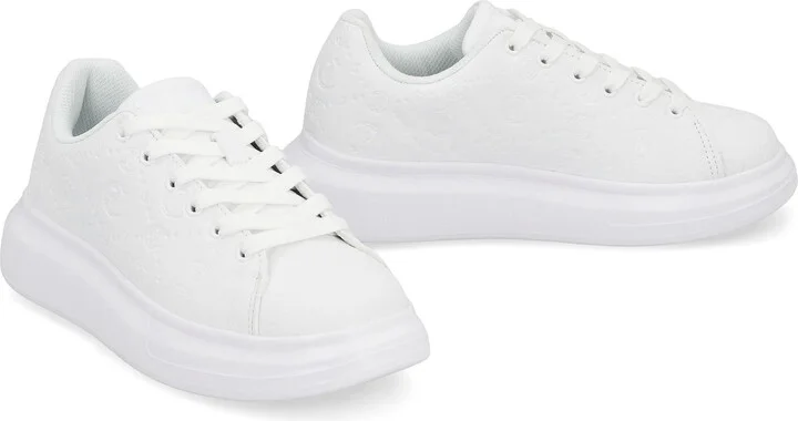 Just Cavalli Leather Low-Top Sneakers - Image 3