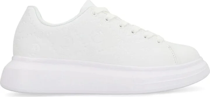 Just Cavalli Leather Low-Top Sneakers