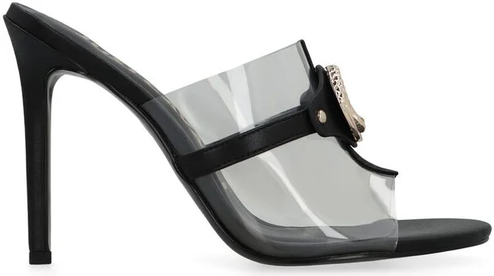 Just Cavalli Leather Mules