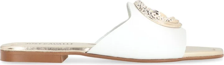 Just Cavalli Leather Slides - Image 2