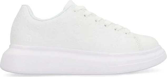 Just Cavalli Logo Embossed Low-Top Sneakers