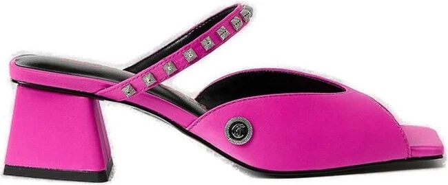 Just Cavalli Open-Toe Studded Sandals