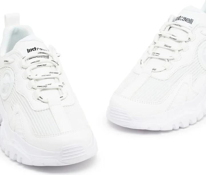 Just Cavalli White Low Top Sneakers - Image 3