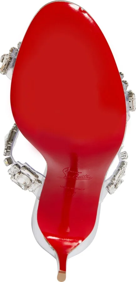 Just Jewel Crystal Embellished Stiletto Sandal - Image 6