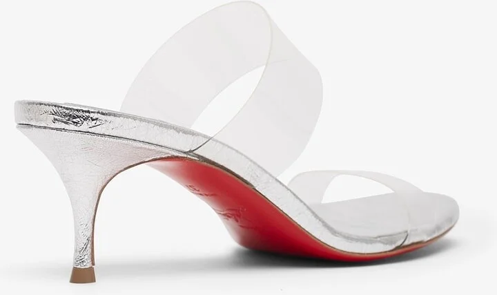 Just Nothing 55 silver sandals - Image 3