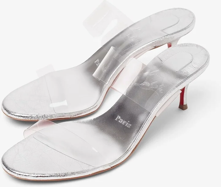 Just Nothing 55 silver sandals - Image 4