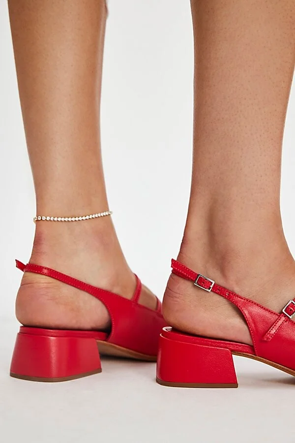 Just Peachy Slingback Heels - Image 4