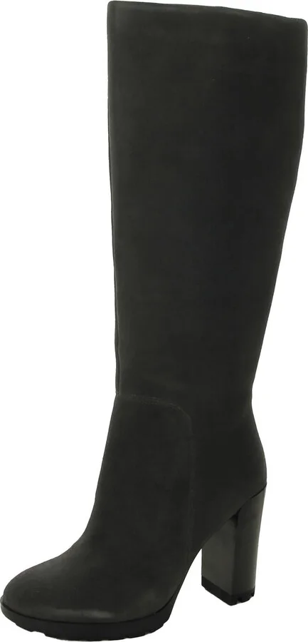Justin 2.0 Womens Suede Heels Knee-High Boots