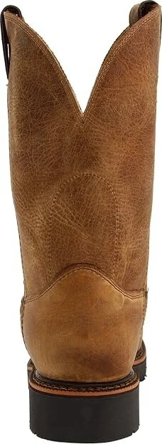 Justin Blueprint 11 Pullon Work Boot Men's Work Boots Rugged Tan Gaucho : 9.5 D - Medium, Leather - Image 5