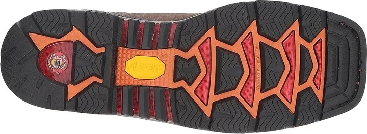 Justin Driscoll Steel Toe Cowboy Boots Brown : 7.5 D - Medium, Leather - Image 4