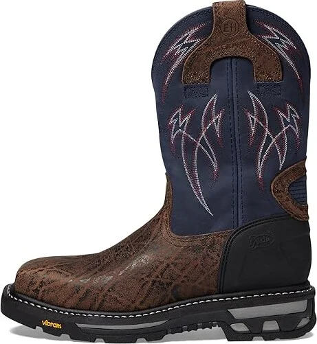 Justin Frontline HiViz Nano Comp Men's Shoes Toasted Brown : 9.5 D - Medium, Leather - Image 6