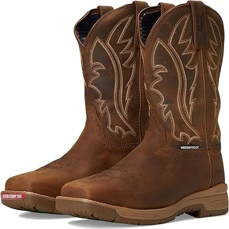 Justin Nitread Commander Boot Men's Hiking Boots Taupe : 14 D - Medium, Leather