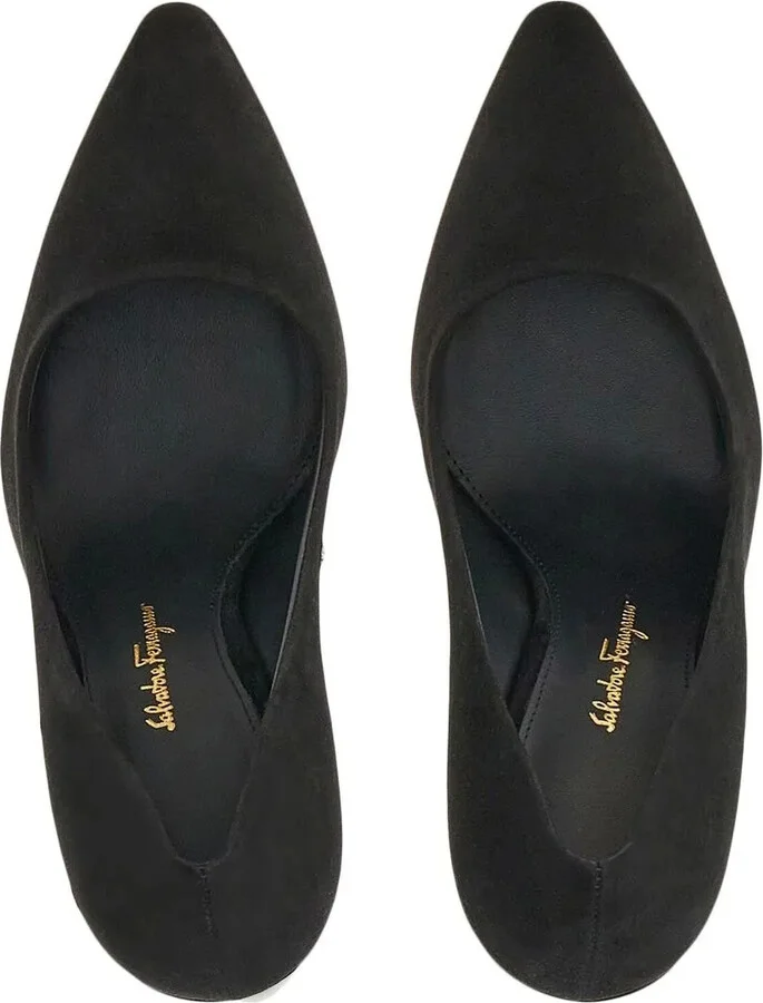 Justina 110mm suede pumps - Image 4