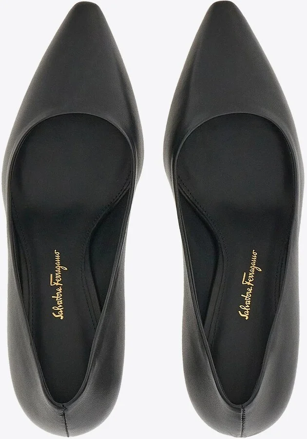 Justina 70 Nappa Leather Pumps - Image 2