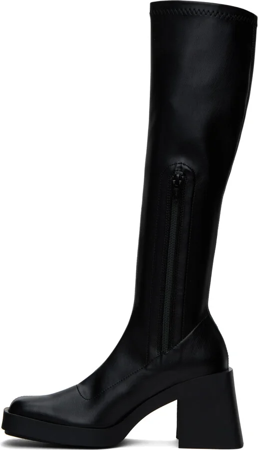 Justine Clenquet Black Chloe High Boots - Image 3