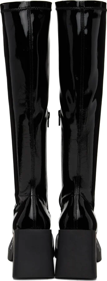 Justine Clenquet Black Chloë High Boots - Image 2