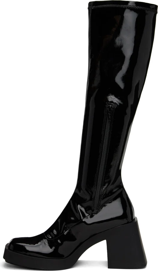 Justine Clenquet Black Chloë High Boots - Image 3