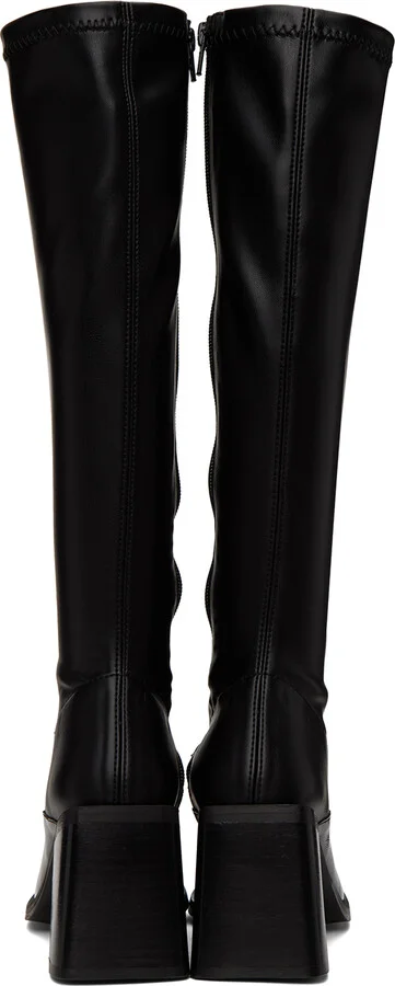Justine Clenquet Black Eddie Tall Boots - Image 2