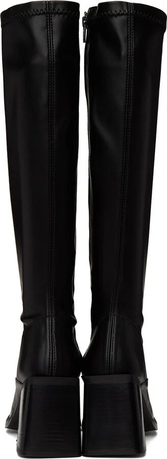 Justine Clenquet Black Eddie Tall Boots - Image 2