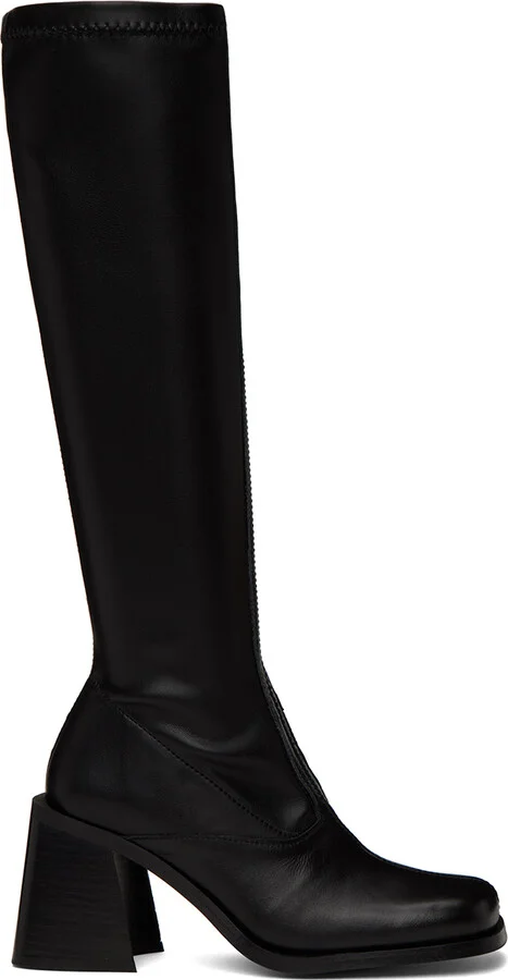 Justine Clenquet Black Eddie Tall Boots