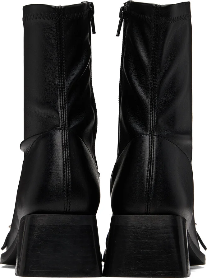 Justine Clenquet Black Janis Stretch Boots - Image 2