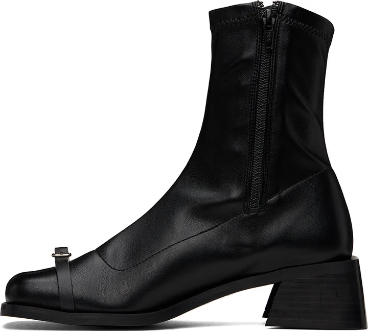 Justine Clenquet Black Janis Stretch Boots - Image 3
