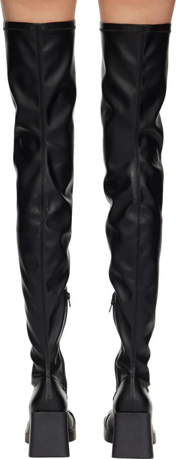 Justine Clenquet Black Jordan Tall Boots - Image 2
