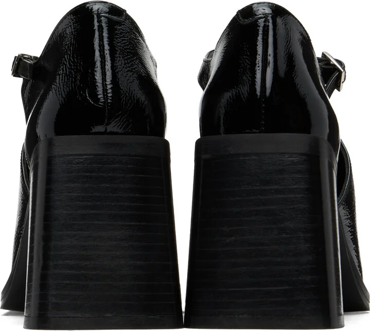 Justine Clenquet Black Kate Heels - Image 2