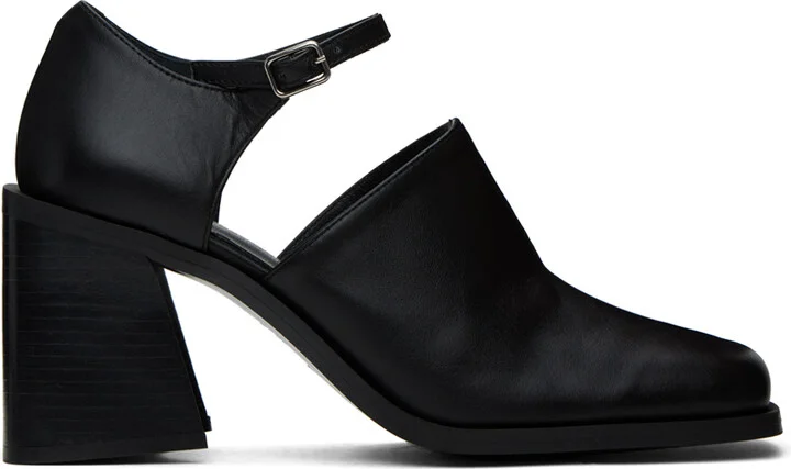 Justine Clenquet Black Kate Heels