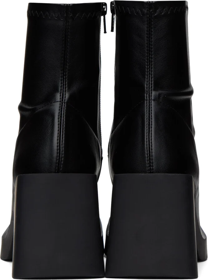 Justine Clenquet Black Lucy Stretch Ankle Boots - Image 2