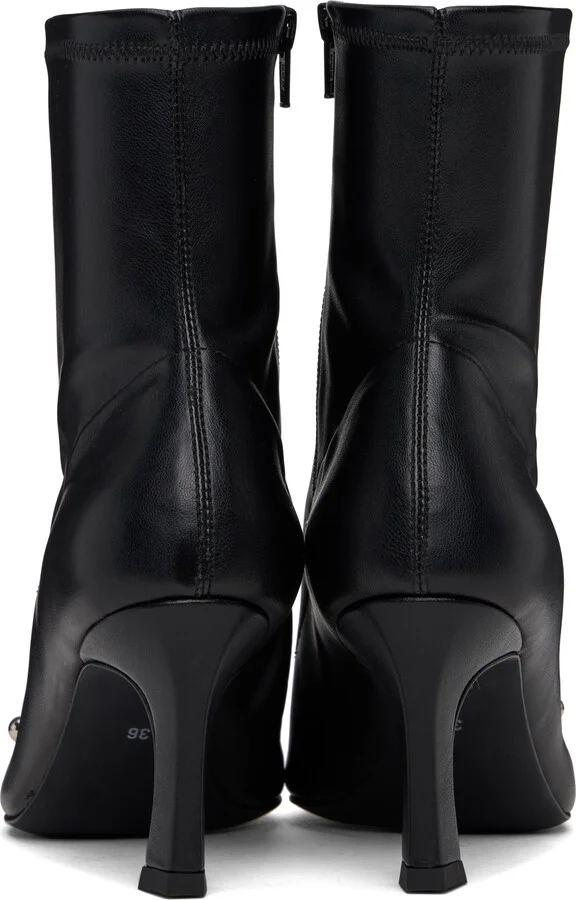 Justine Clenquet Black Patti Boots - Image 2