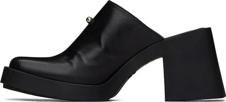 Justine Clenquet Black Raya Mules - Image 3