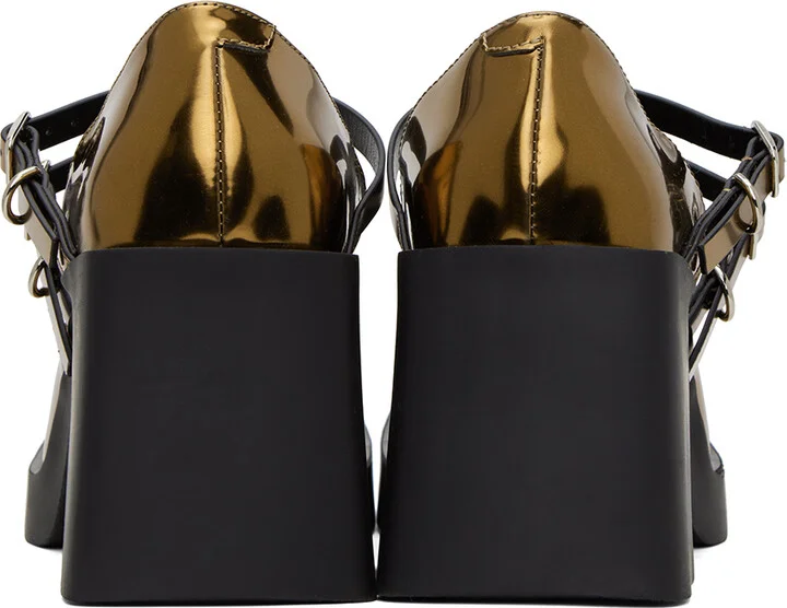 Justine Clenquet Brown Jennie Mary-Jane Heels - Image 2