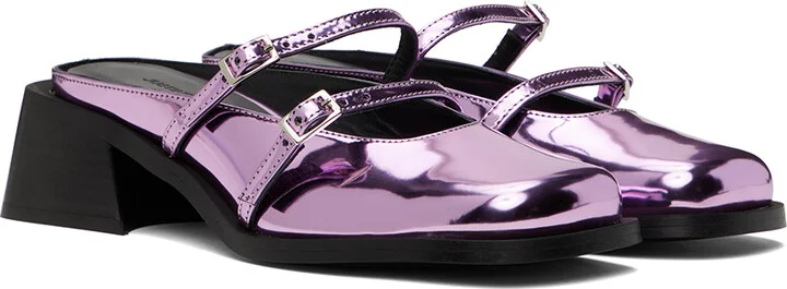 Justine Clenquet Pink Andie Mules - Image 4