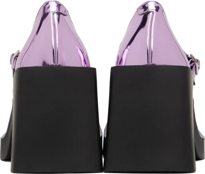 Justine Clenquet Pink Kim Mary Jane Heels - Image 2