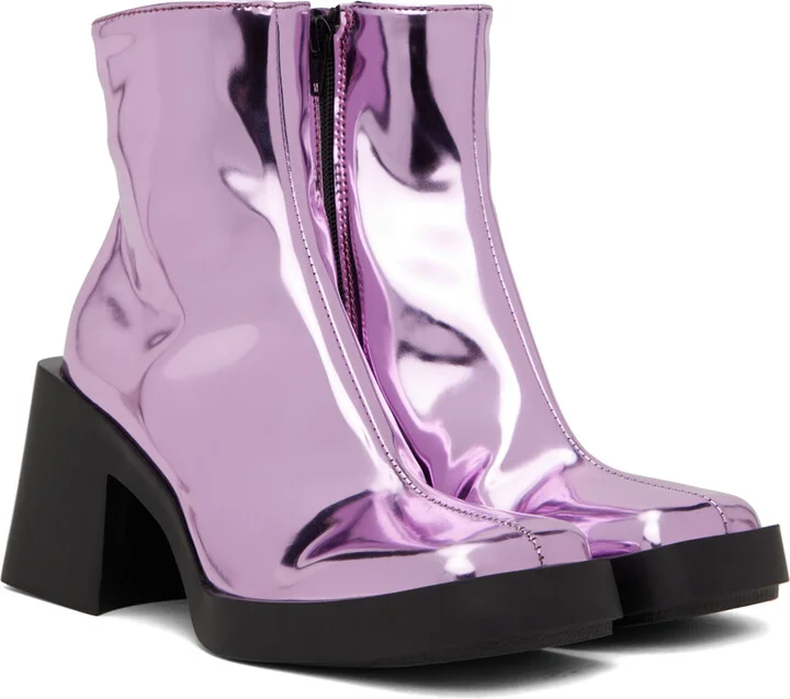 Justine Clenquet Pink Milla Boots - Image 4