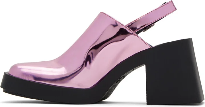 Justine Clenquet Pink Raf Mules - Image 3
