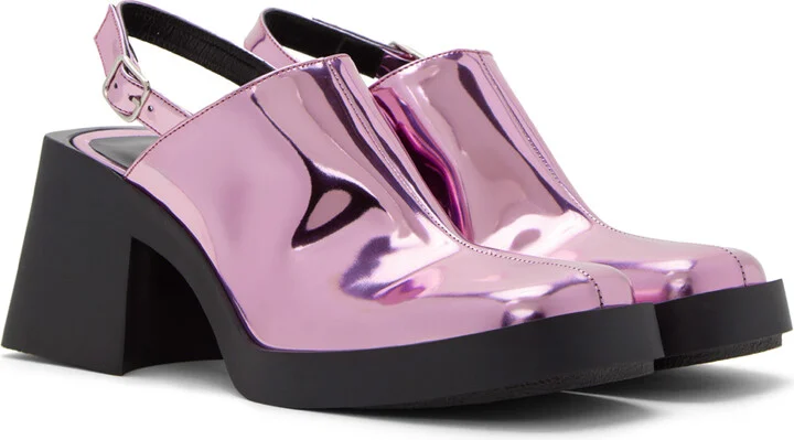 Justine Clenquet Pink Raf Mules - Image 4