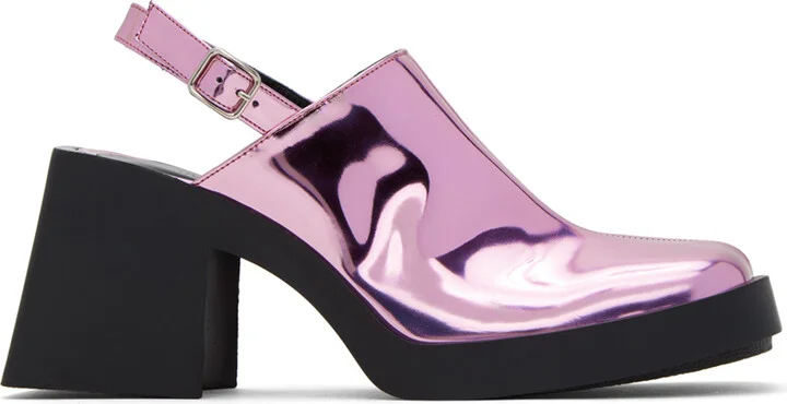 Justine Clenquet Pink Raf Mules