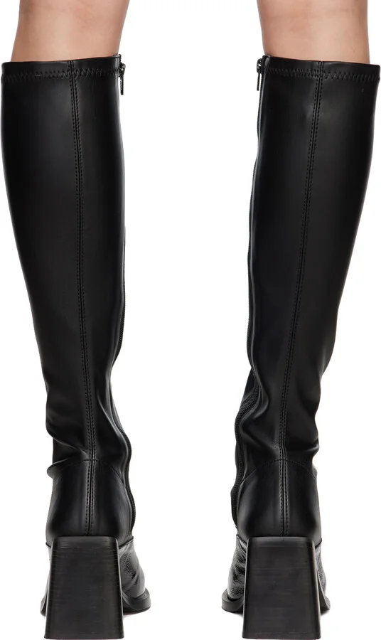Justine Clenquet SSENSE Exclusive Black Eddie Tall Boots - Image 2