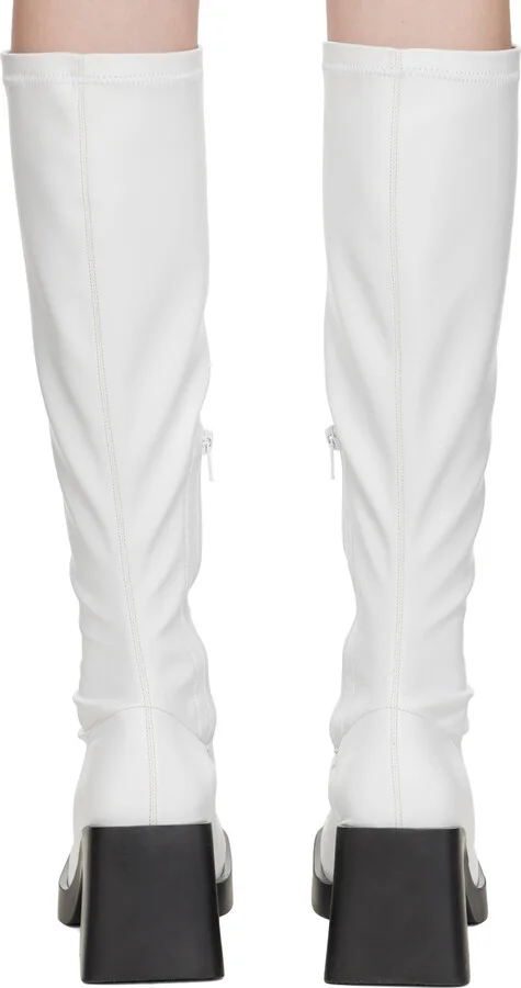 Justine Clenquet White Chloë Boots - Image 2