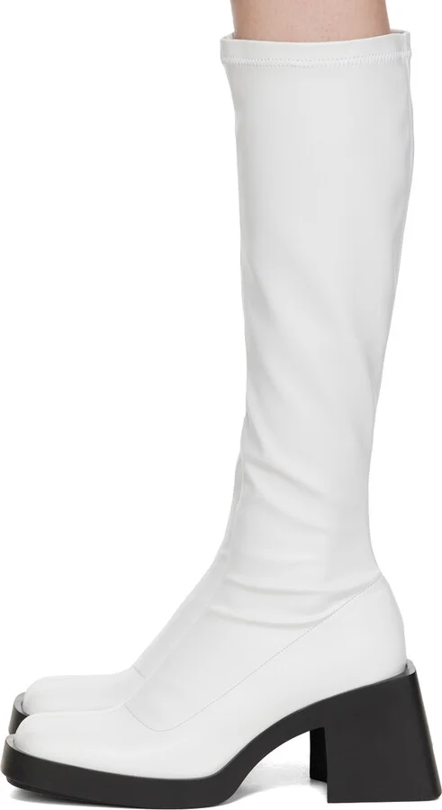 Justine Clenquet White Chloë Boots - Image 3