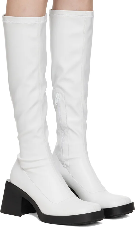 Justine Clenquet White Chloë Boots - Image 4
