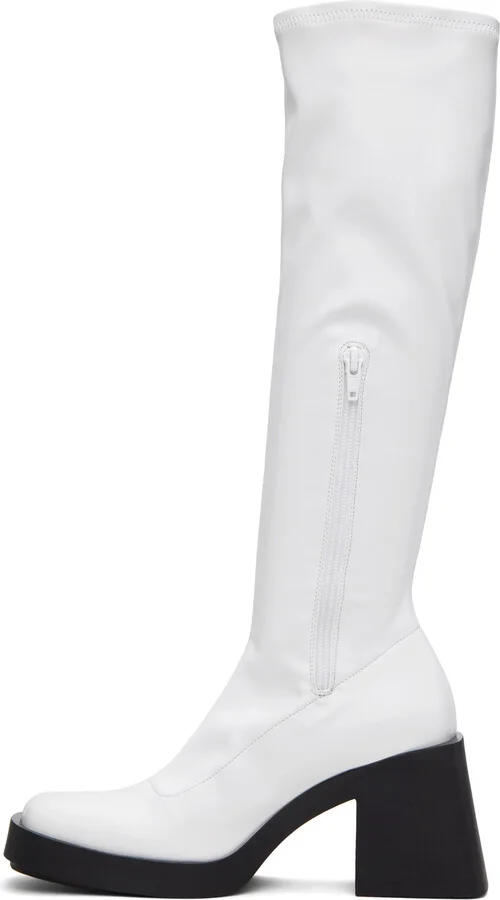 Justine Clenquet White Chloë Boots - Image 3